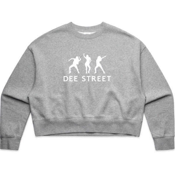 AS Colour Women's Oversized Crew - Grey Thumbnail