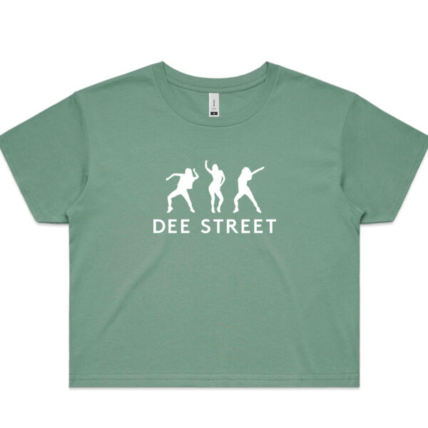 AS Colour Women's Crop Tee - Sage Thumbnail