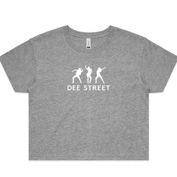 AS Colour Women's Crop Tee - Grey Thumbnail